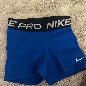 blue nike pros